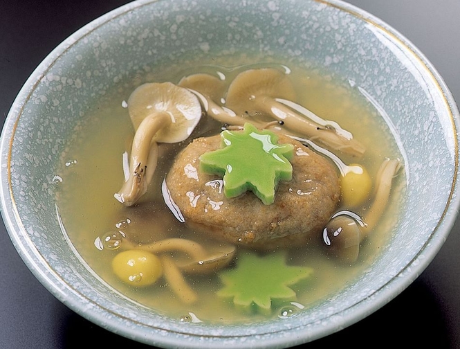 ☆当館自慢！美味【蓮根餅葛餡仕立て】付き山里の幸懐石♪♪